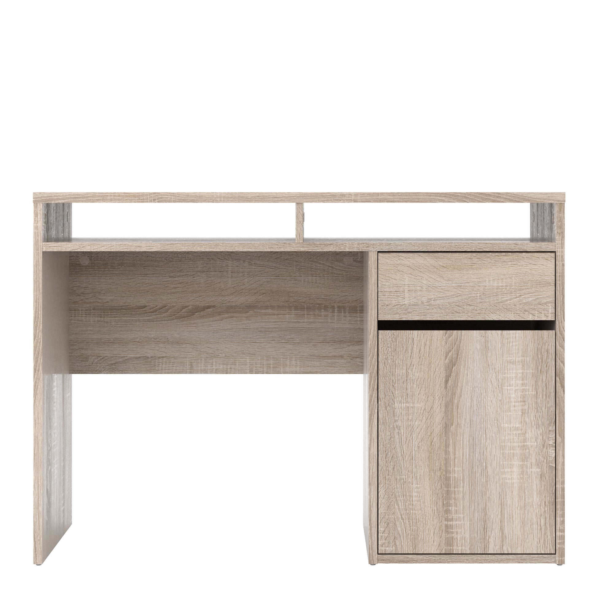 Function Plus  Desk 1 Door 1 Drawer in Truffle Oak