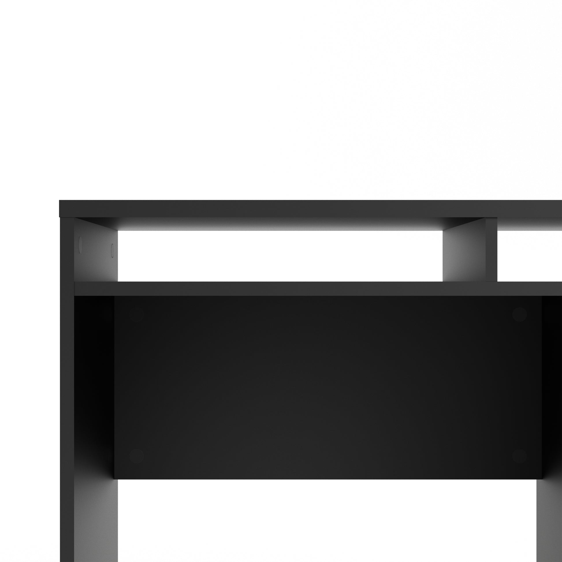 Function Plus  Desk 1 Door 1 Drawer in Black