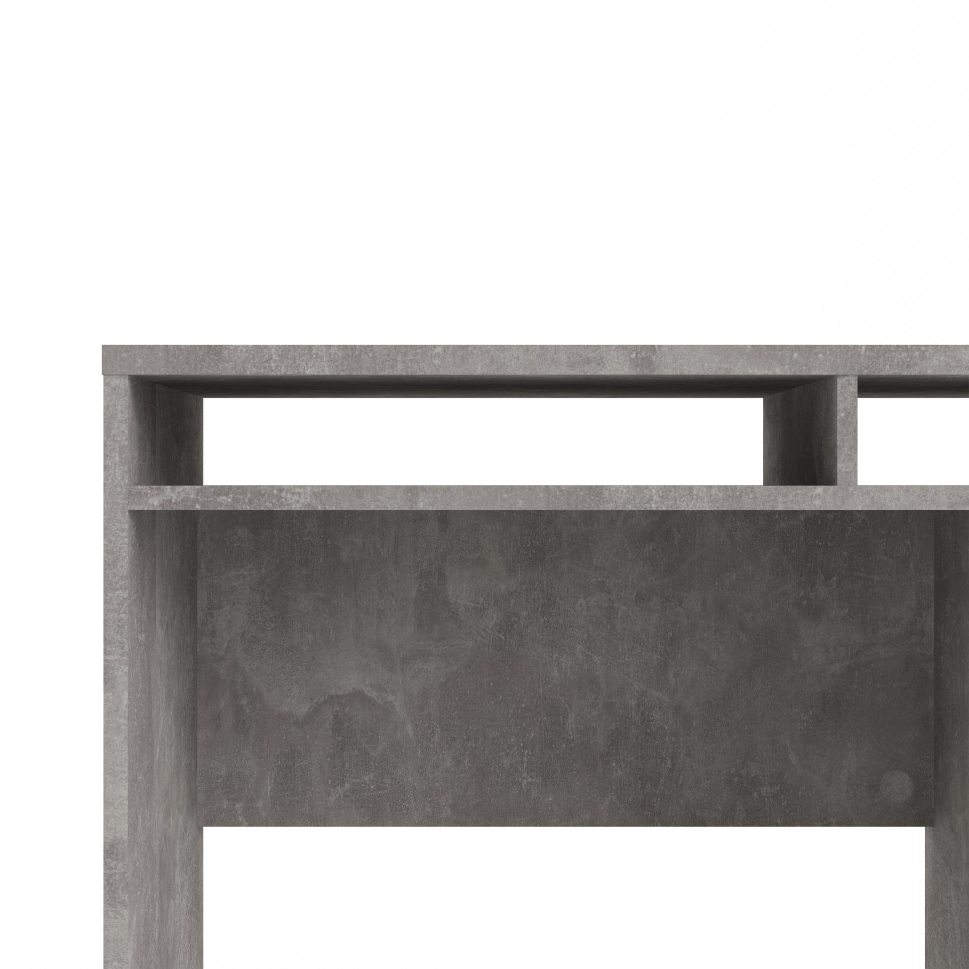 Function Plus  Desk 1 Door 1 Drawer in White and Grey