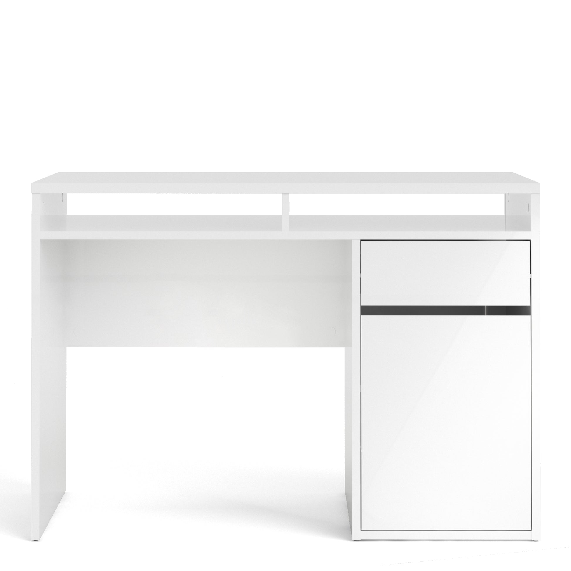 Function Plus  Desk 1 Door 1 Drawer in White