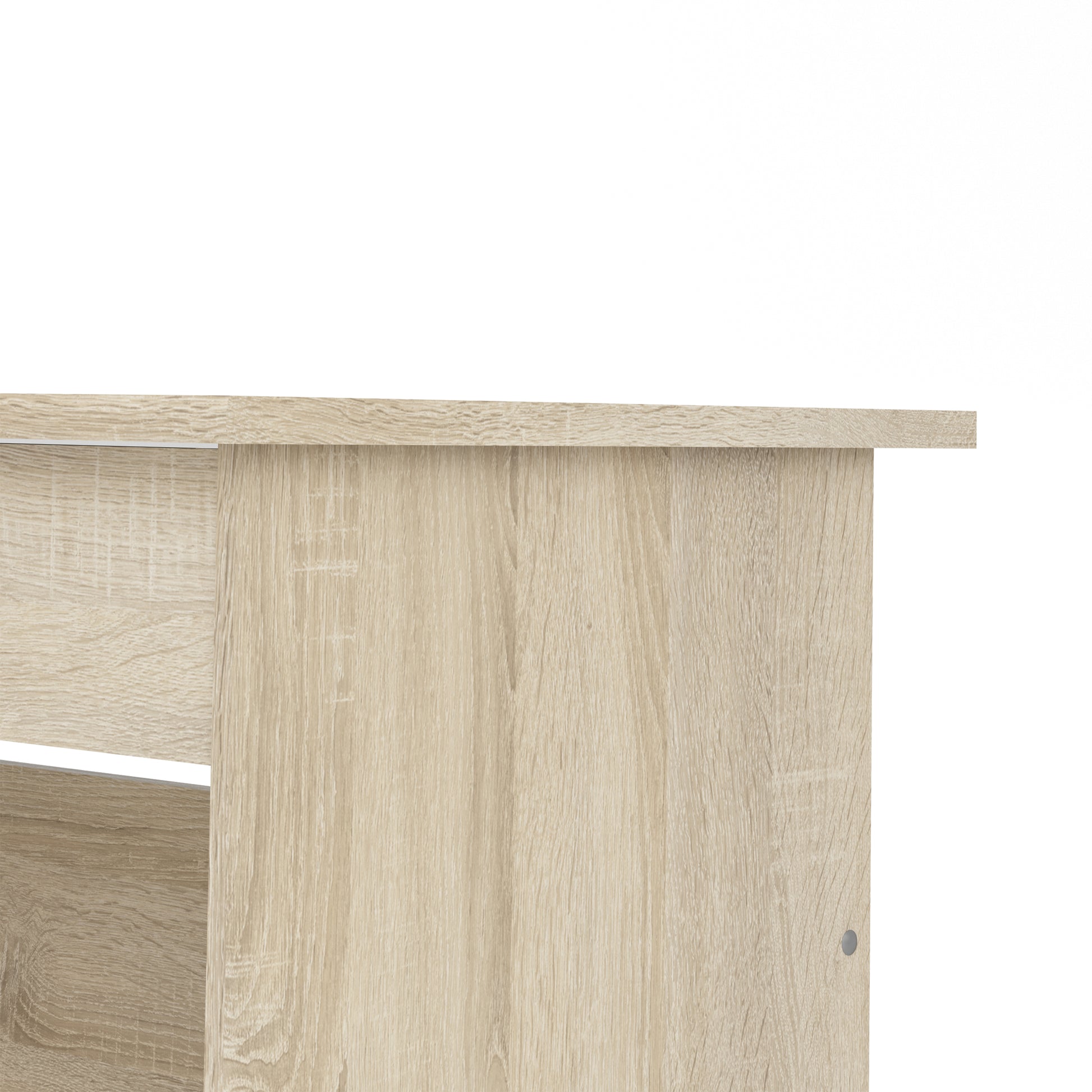 Function Plus  Desk (3+1) handle free Drawer in Oak