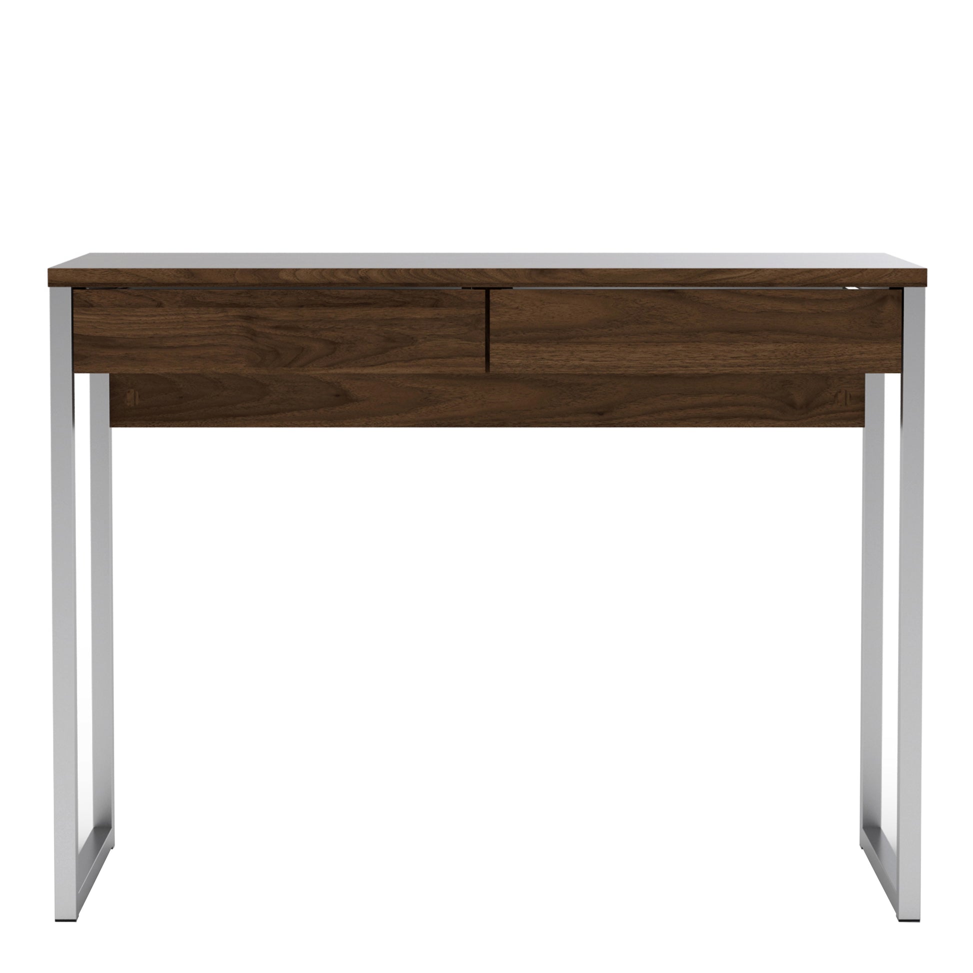 Function Plus  Desk 2 Drawers in Walnut
