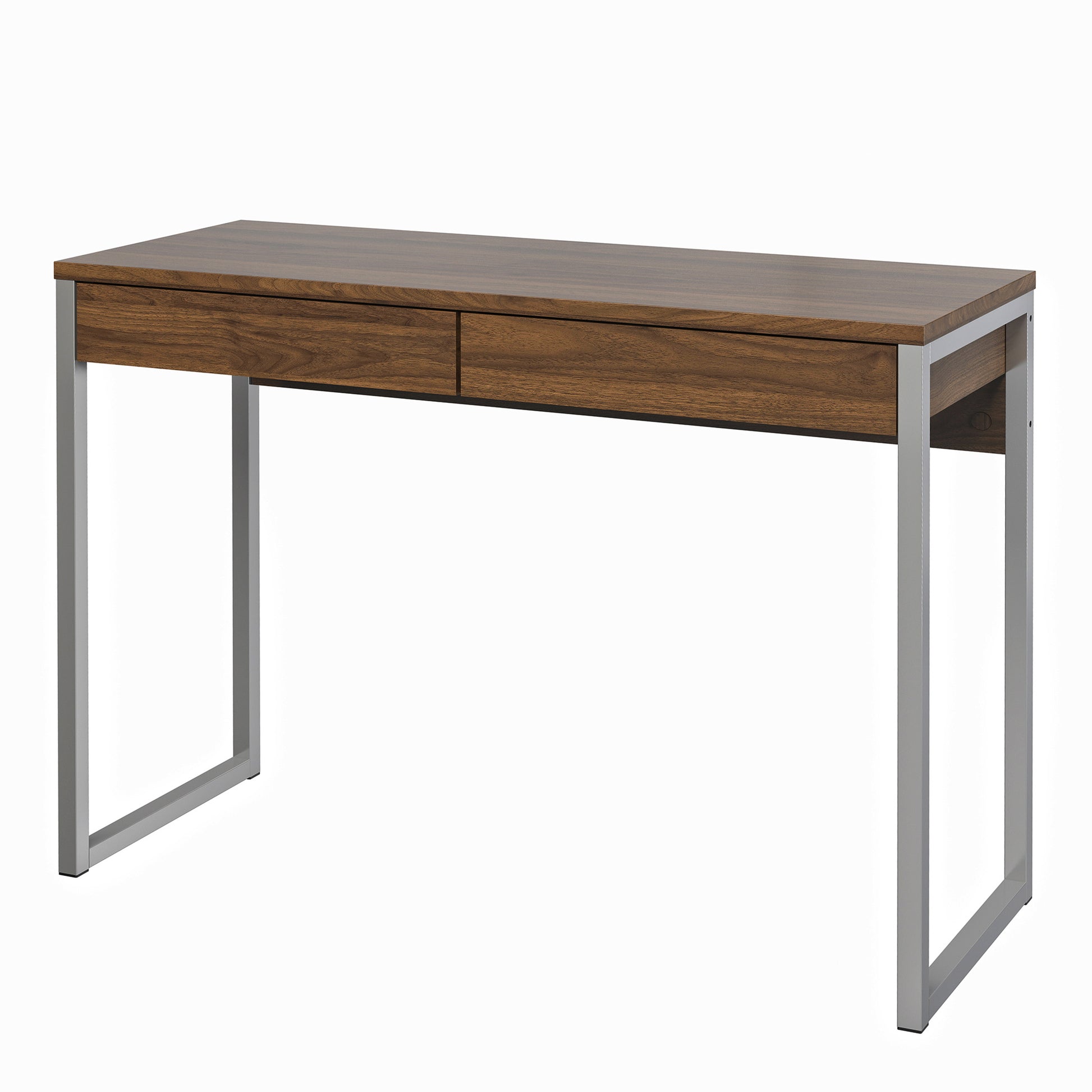 Function Plus  Desk 2 Drawers in Walnut