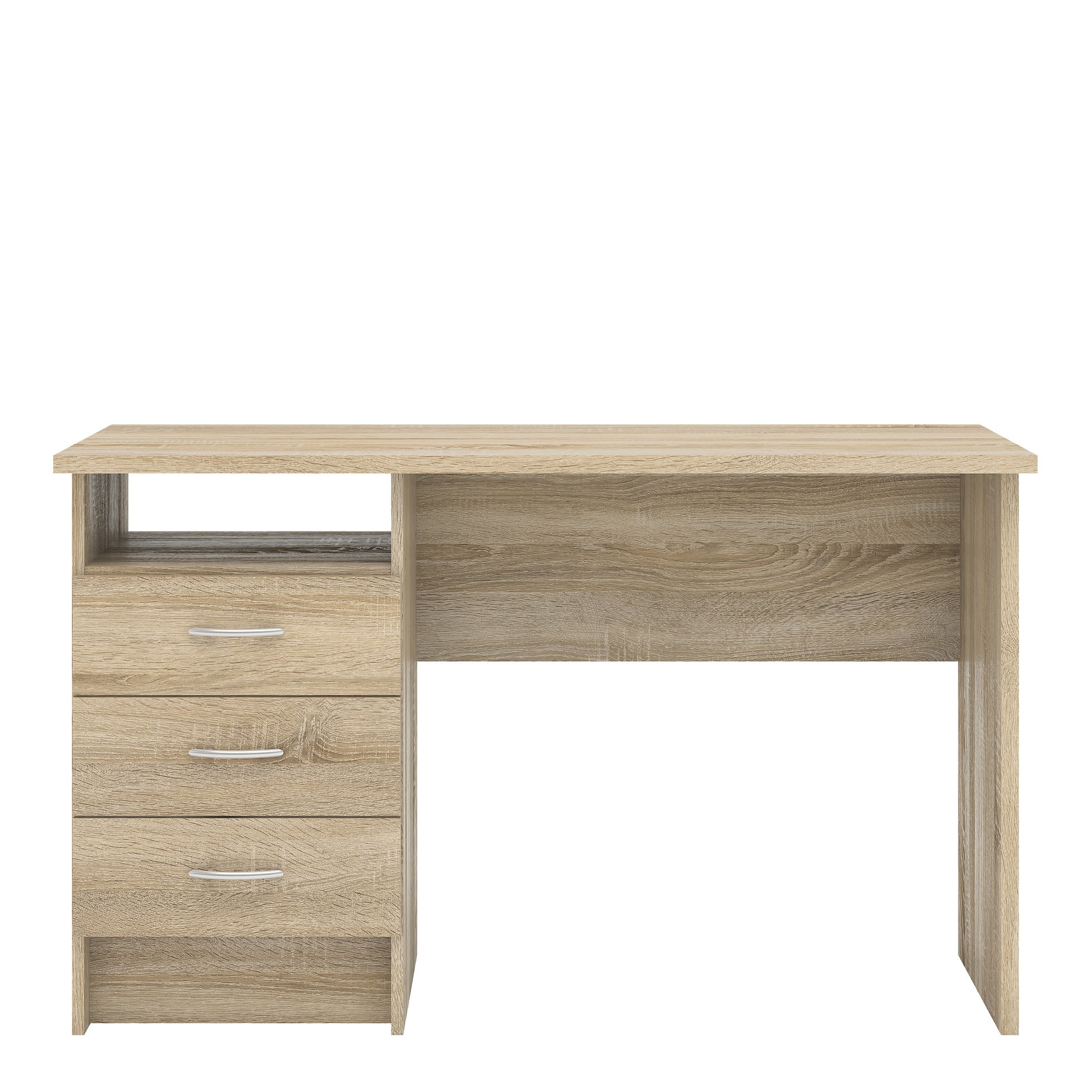 Function Plus  Desk 3 Drawers in Oak