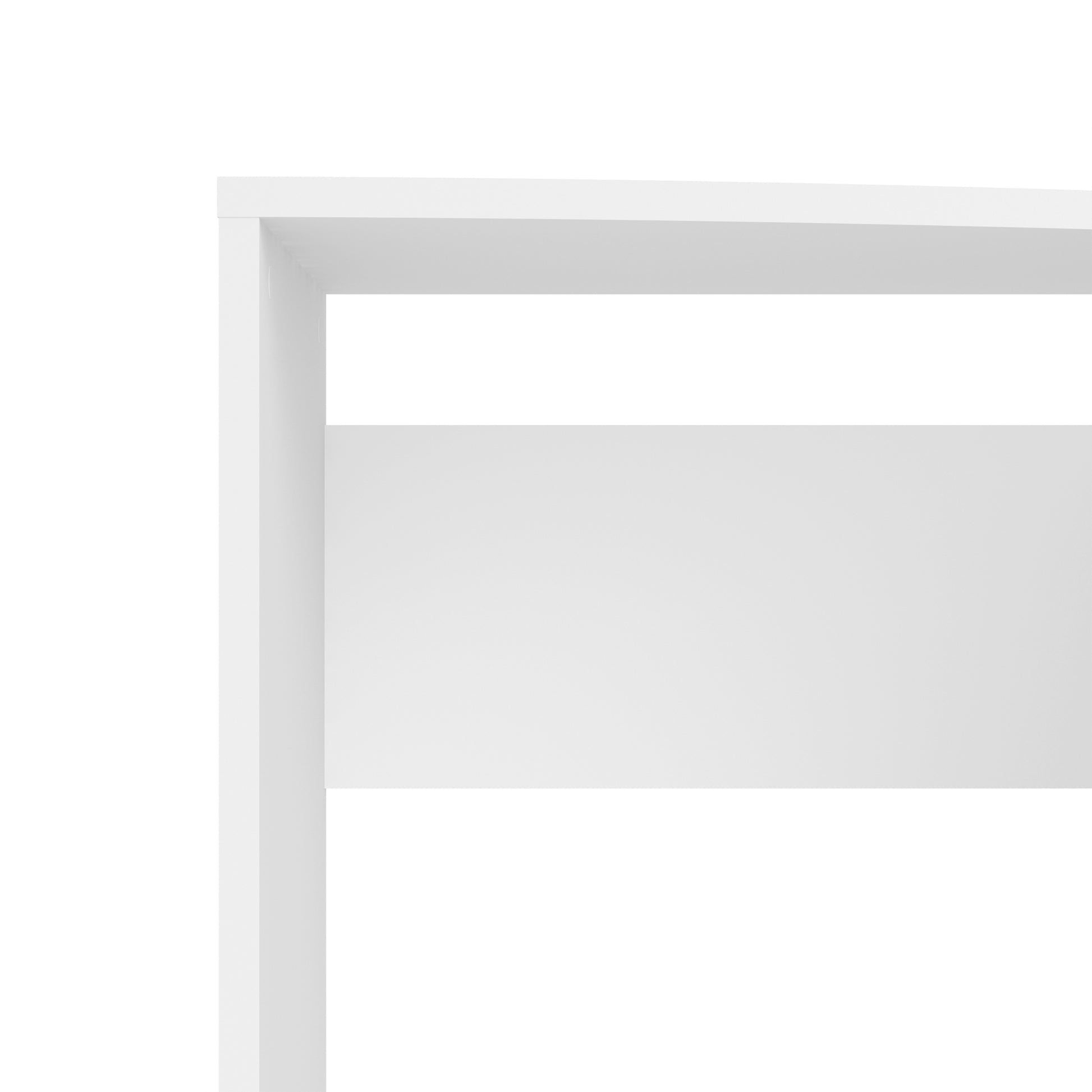 Function Plus  Modern Desk 3 Drawers in White