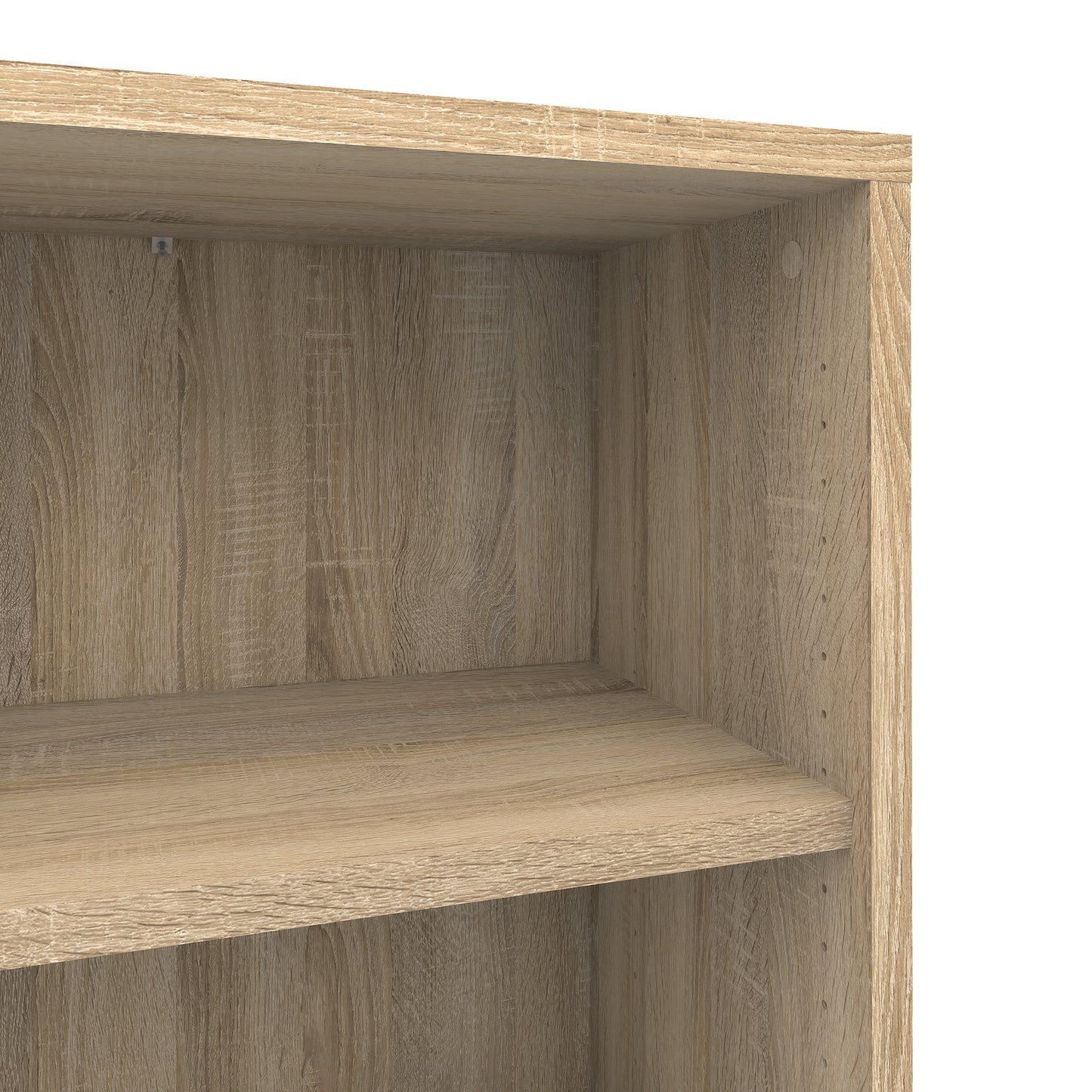 Prima  Bookcase 2 Shelves With 2 Drawers And 2 Doors In Oak