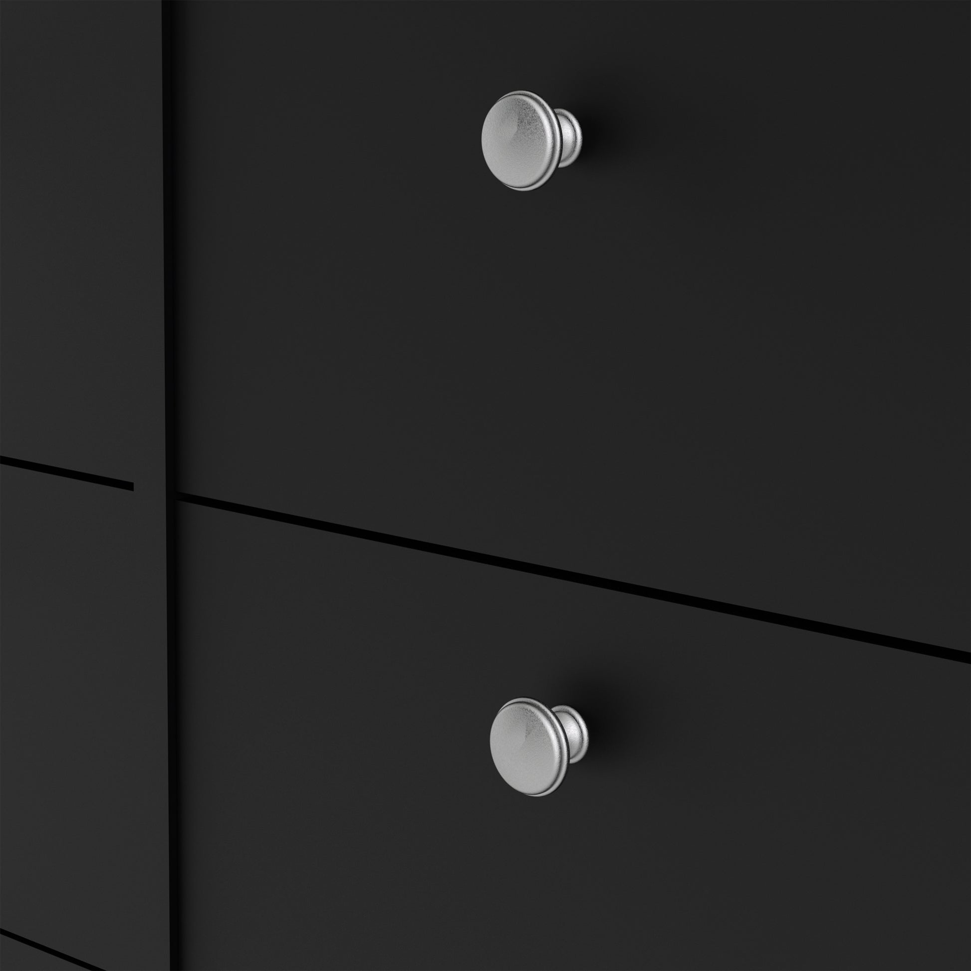 Madrid  Double dresser 4+4 drawers in Matt Black