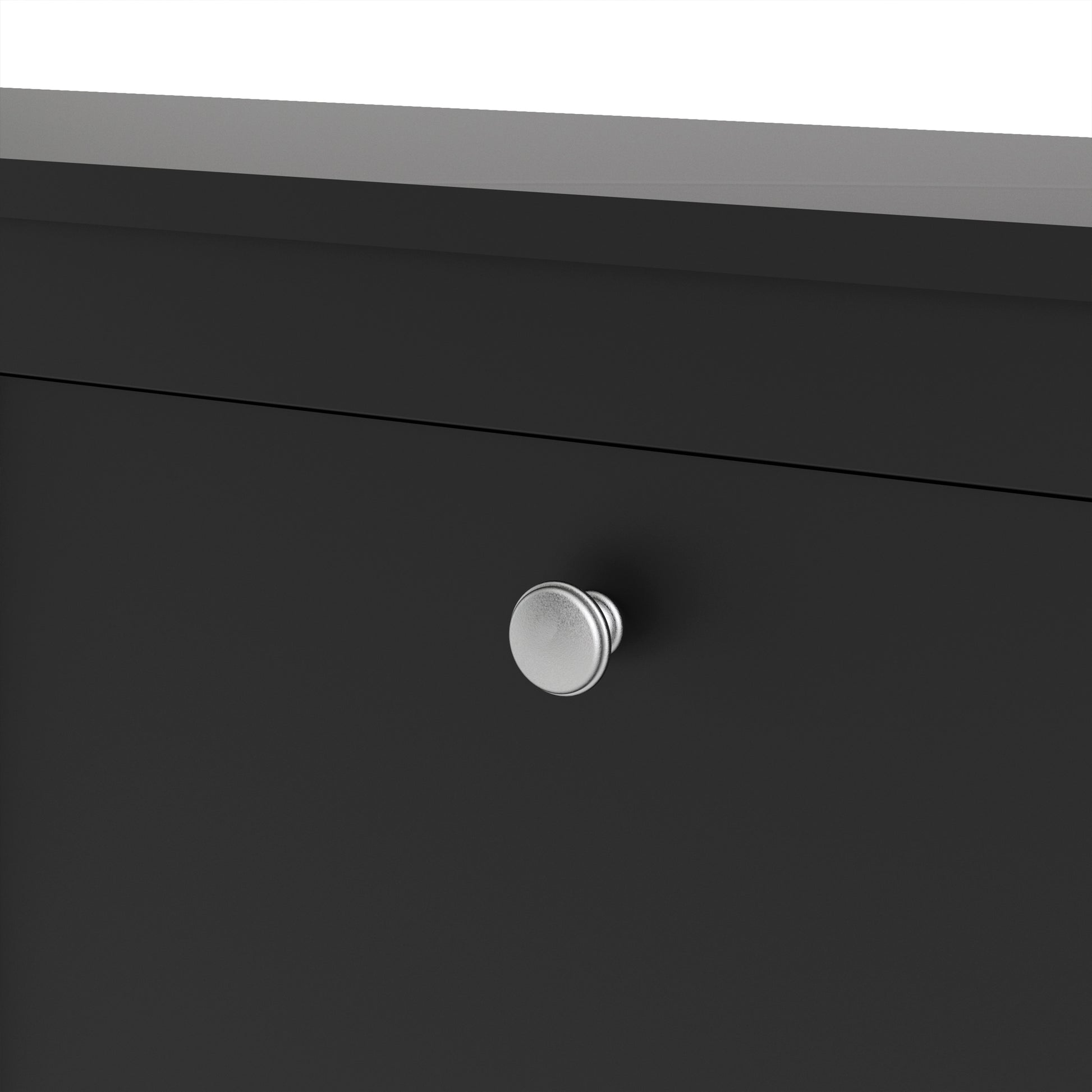 Madrid  Shoe cabinet 4 Compartments in Matt Black