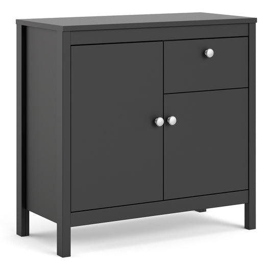 Madrid  Sideboard 2 doors + 1 drawer in Matt Black