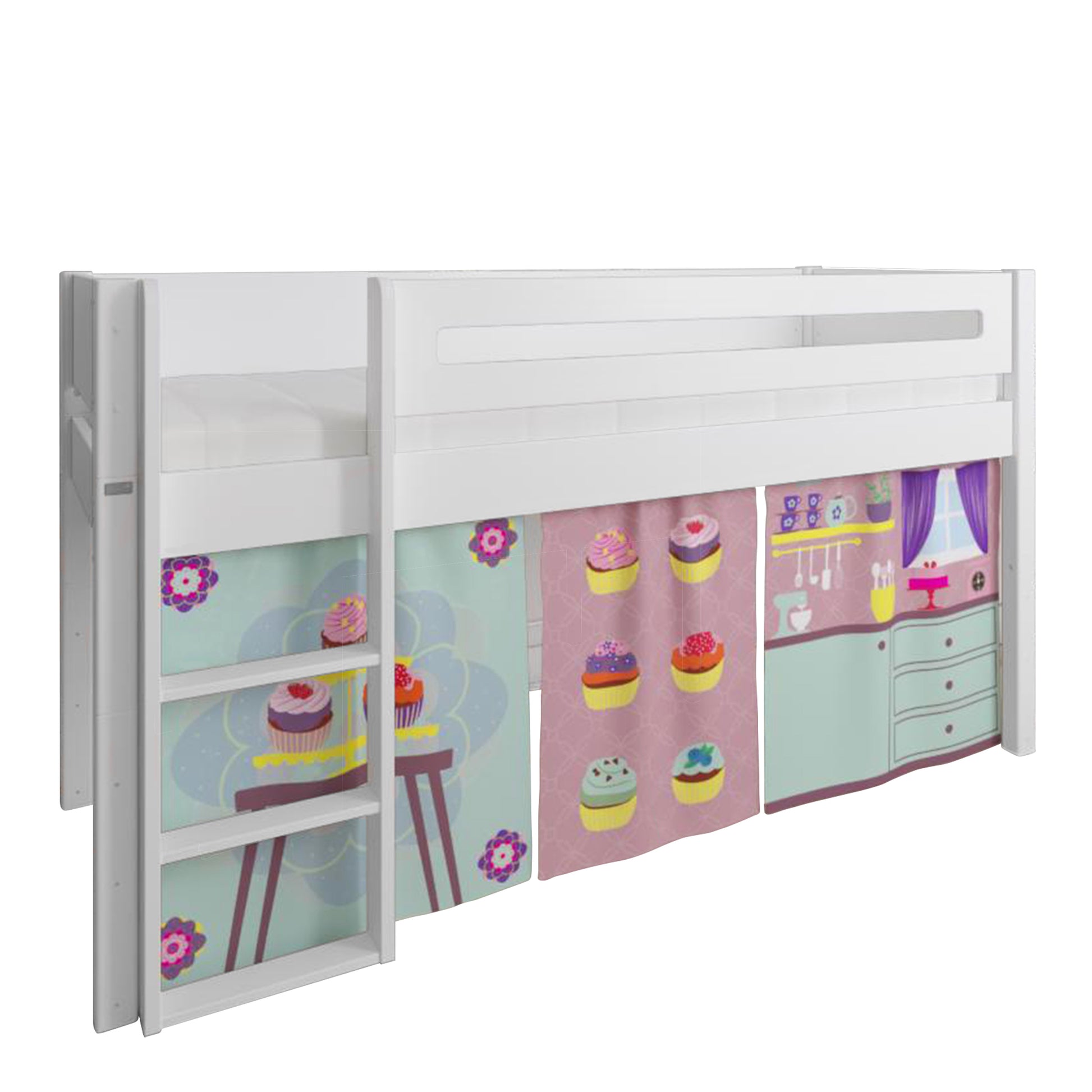 Manis-h  Interactive Cup Cake Play Curtain