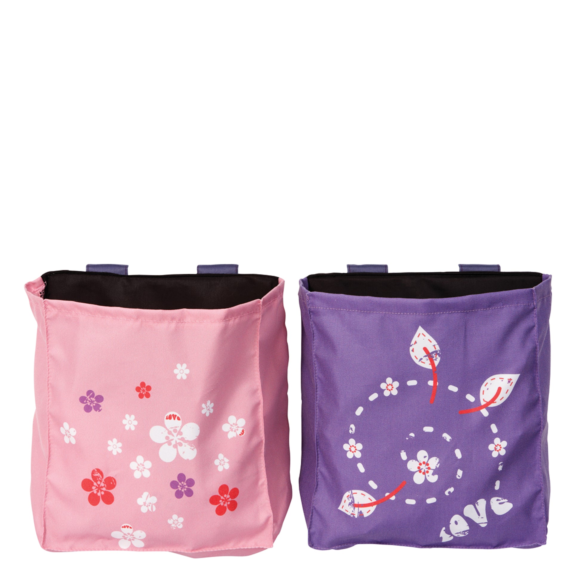 Manis-h  2 Bed Pockets in a Heart & Flower Design
