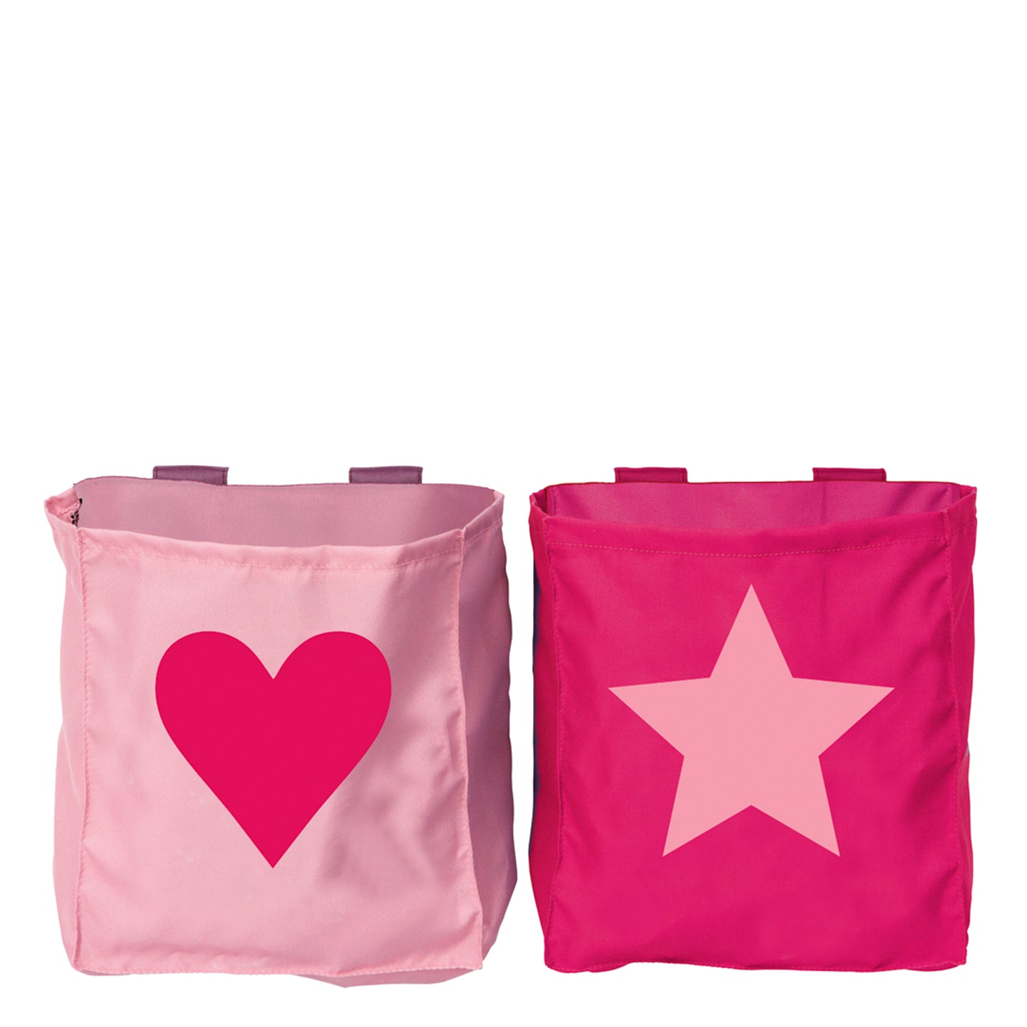 Manis-h  2 Bed Pockets in a Heart & Star Design