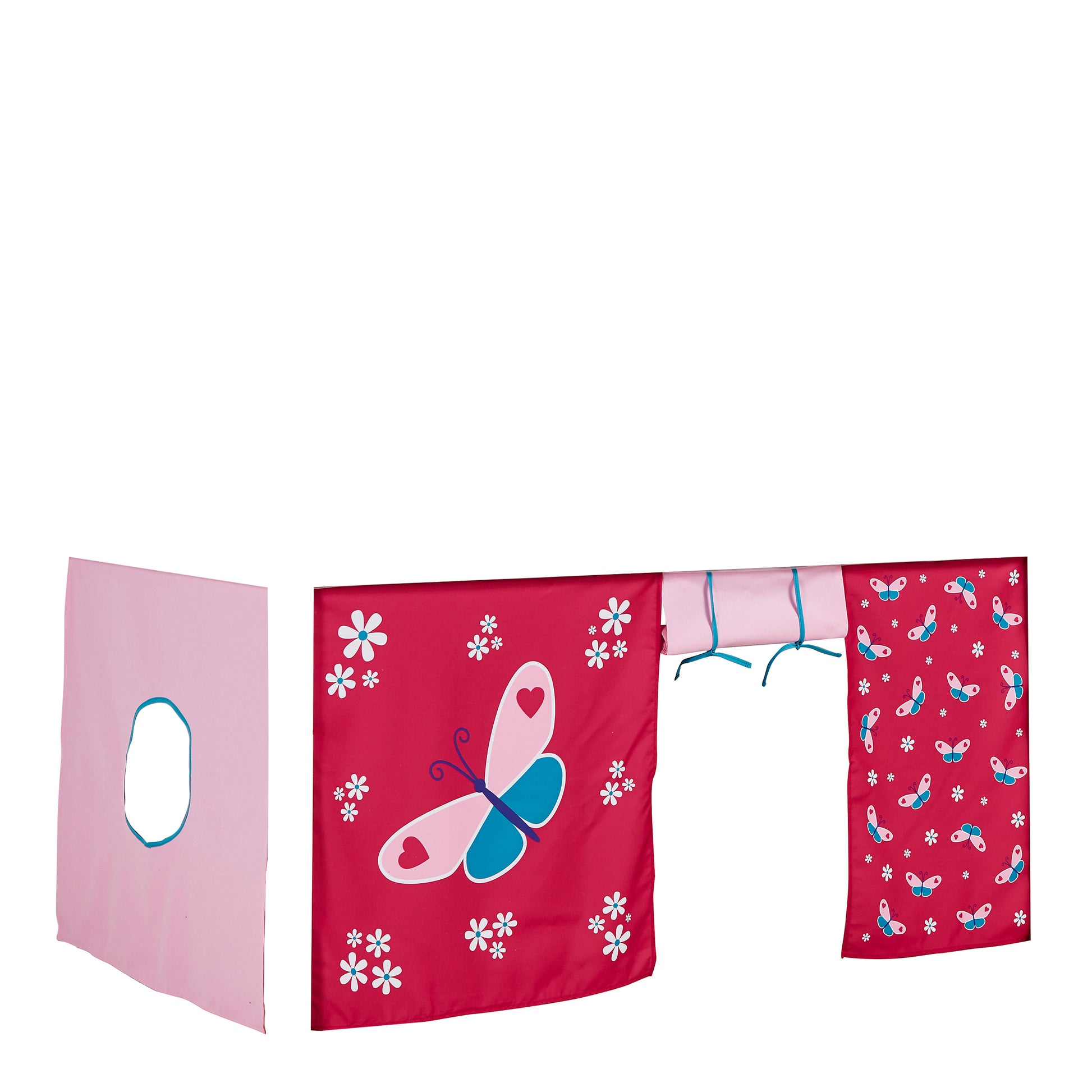 Huxie  Curtain Red Butterfly