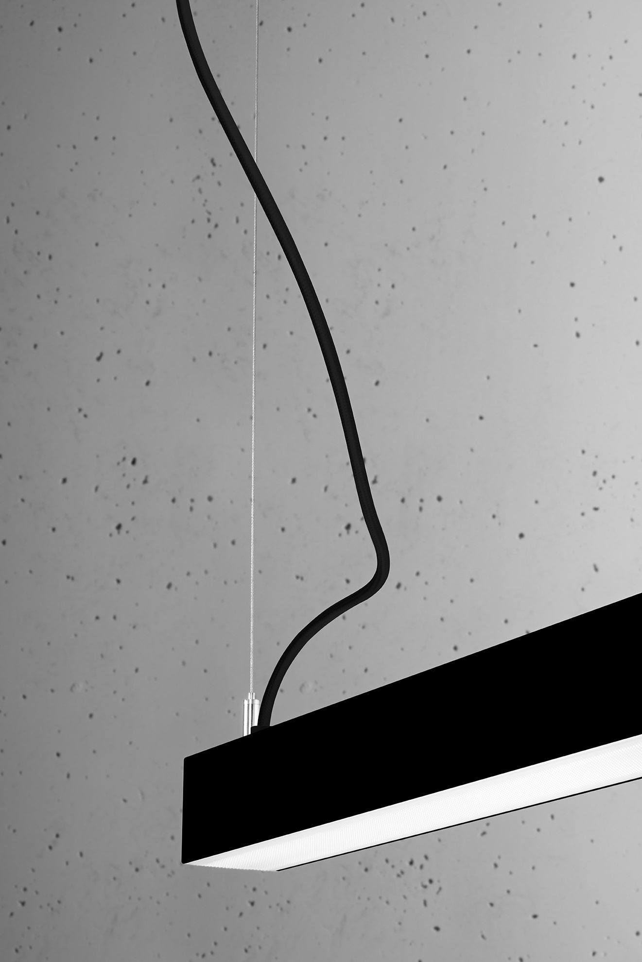 Pendant lamp PINNE 145 black